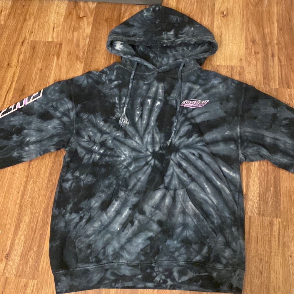 Santa Cruz ColorTone Tie Dye Hoodie Sweatshirt Men’s